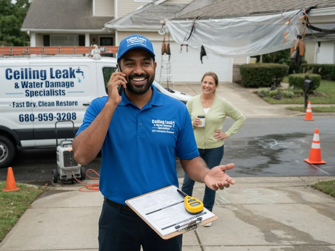 Ceiling Leak Cleanup Hudson, SD FAQs